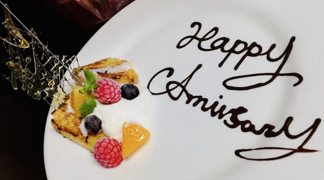 コース料理の写真